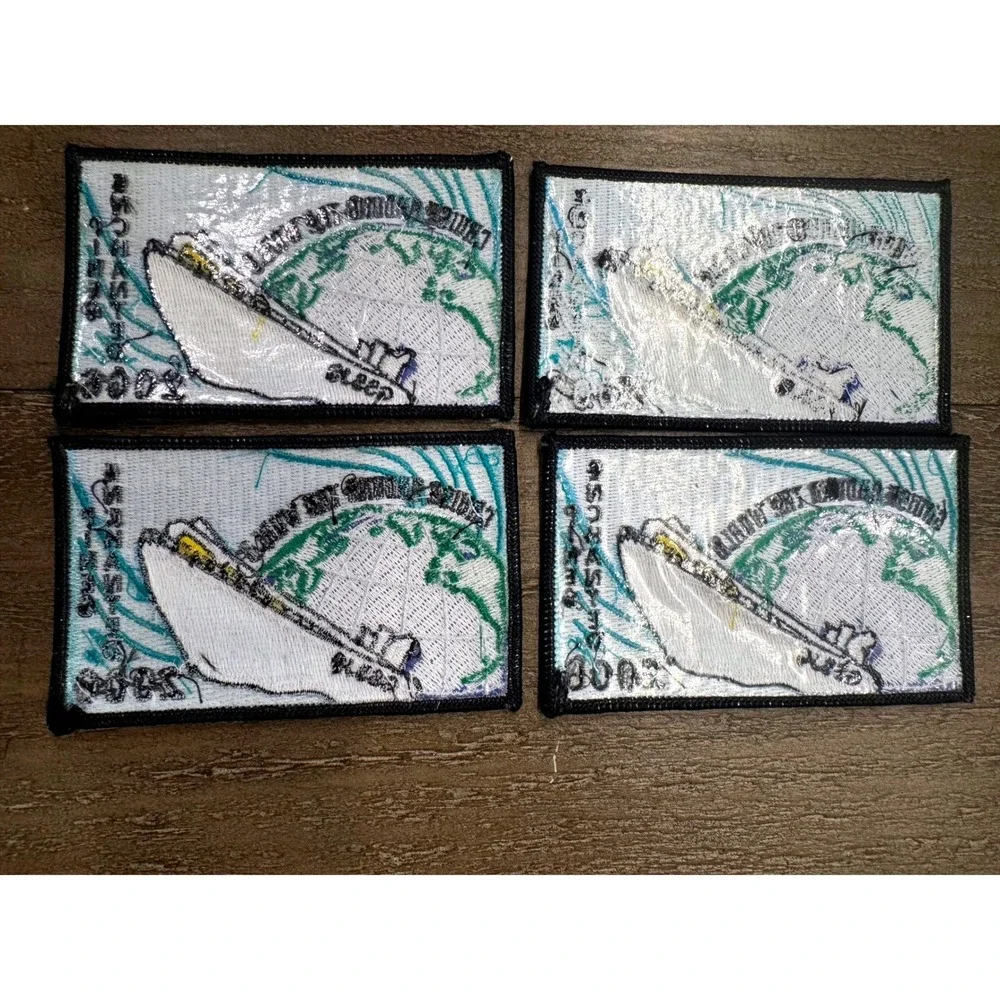 Vintage Girl Scouts GSSJC 2006 Cruise Around the World GSUSA Patch Lot of 4